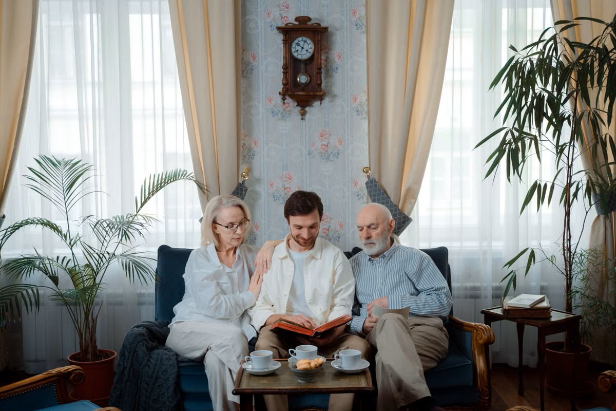 Adult balancing retirement and family priorities