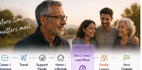 Person considering professional financial guidance